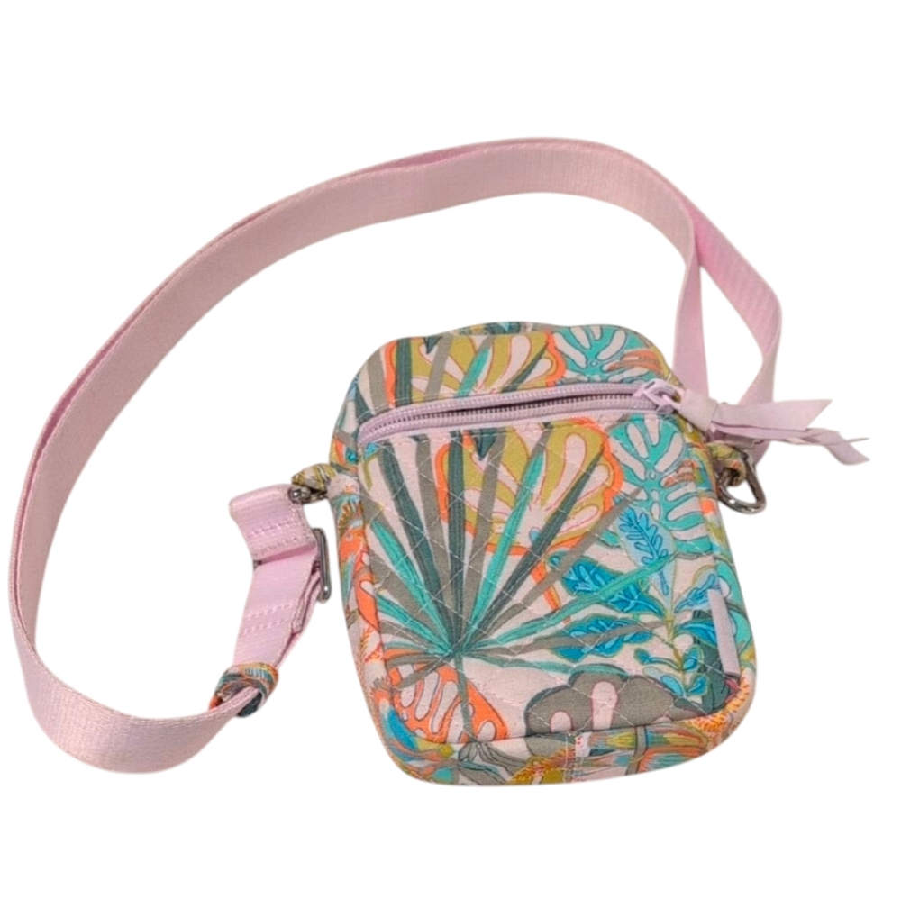 Vera Bradley Pastel Tropical Floral Crossbody Bag